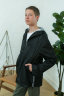 Куртка анорак мужская, черная